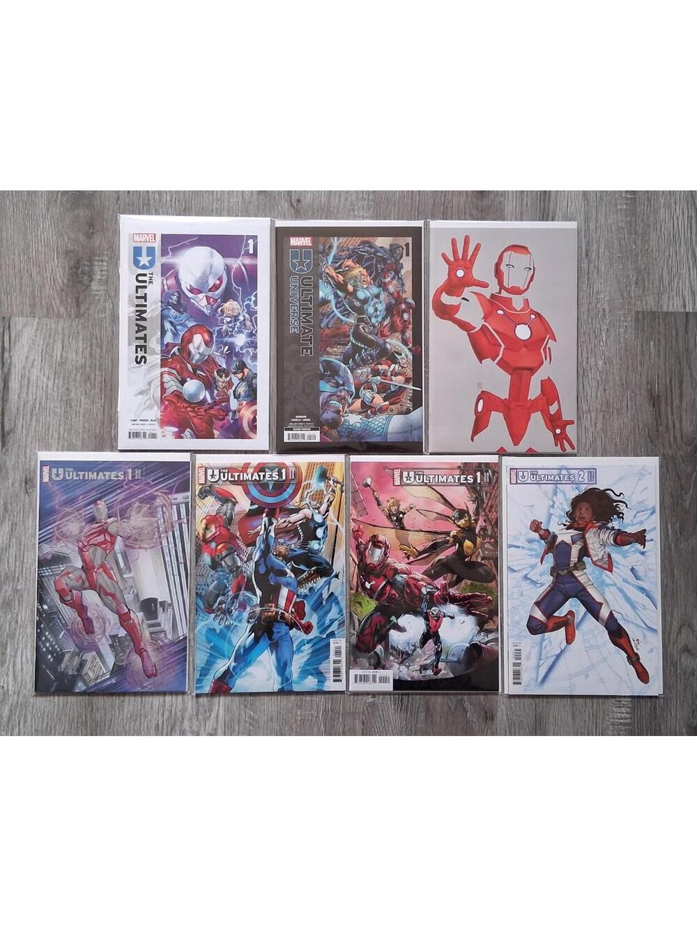 The Ultimates 7 Book Marvel Comic Lot 6x#1s, #2 All are NM or Better